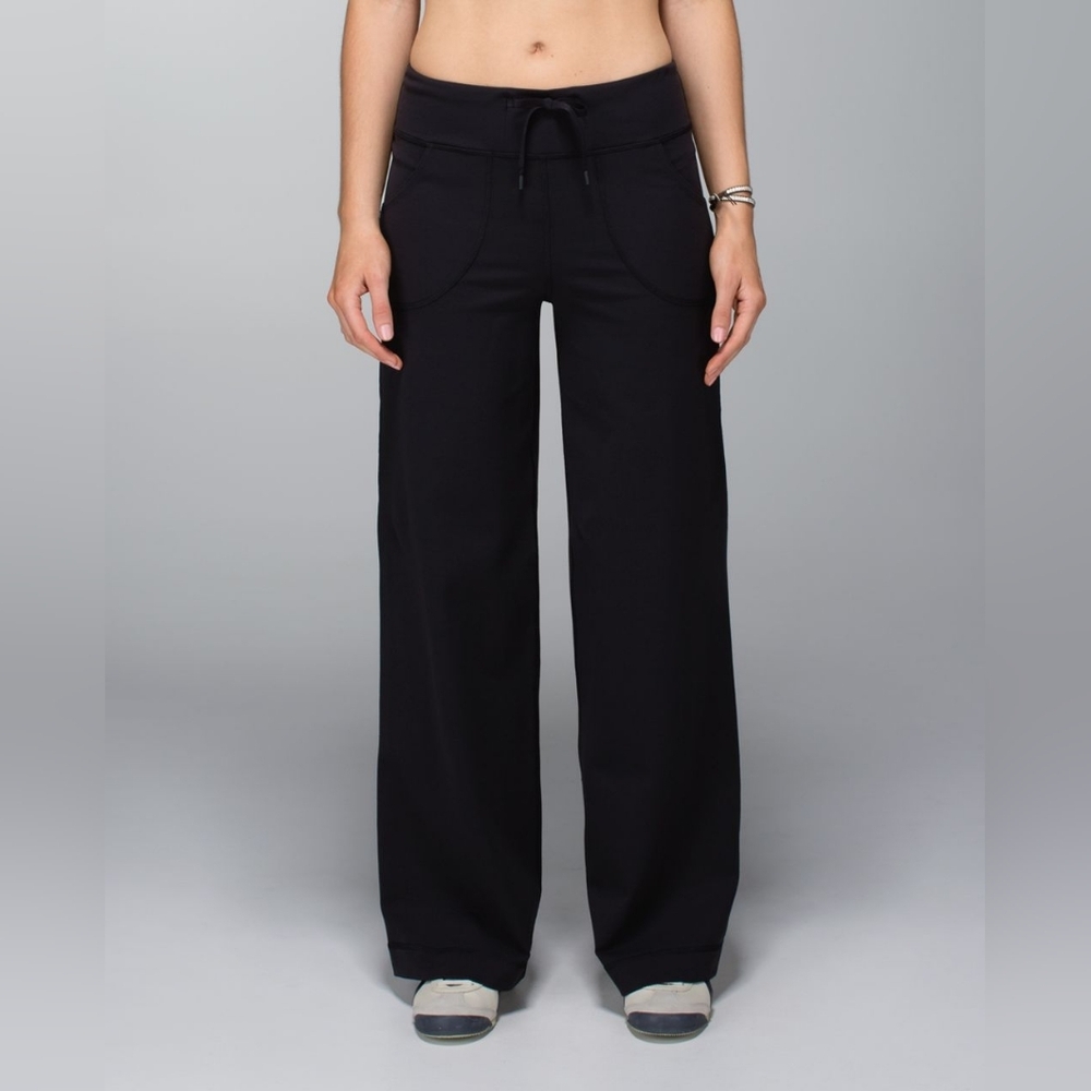 lululemon athletica Wide Leg Pants in Black